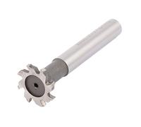 25mm Dia 3mm profondità HSS-AL 8 scanalature T estremità asola mulino 90mm lungo