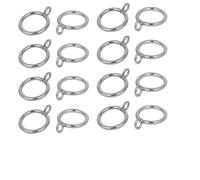 25mm dia 44mm lunghezza cortina ferro drappeggio asola scorrimento anelli 16pz