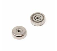 25mm dia N42 neodimio Pot magnete con filettatura interna M5 (confezione da 4)