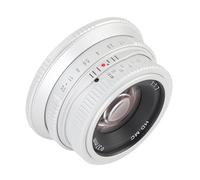 25mm F1.7 Focus Manuale Focus Fisso Lente Nex Mount e Lante Fotocamera per A6400 A6500 A6600 A7II A73 Street Photography (SILVER)