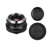 25mm F1.8 Obiettivo a focale fissa con messa a fuoco manuale MF, for Olympus MFT M4/3 Mount Epm1 Epm2 E-PL123456789 E-M1 E-M5 E-M10 PEN-F For Mark II III M43 (Color : M4/3, Size : Silver)