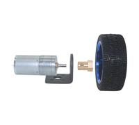 25mm High Torque 12v DC Gear electronic starter Set With 65MM Wheel NWPNLXEA(130rpm,24V)