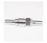 25mm Hose Barbs Brass Nickel Plated Fuel Line Gas Hose Quick Disconnect Coupler Marine Pipe Fitting Boat