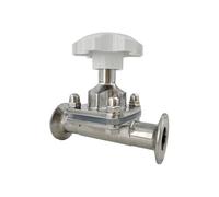 25mm x Ferrule 50.5 Tri Clamp Valve SS316L Stainless Steel Diaphragm Valve For Brew beer Dairy Product