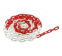 25mt Catena segnaletica Plastica Bianca e Rossa Delimitazione e Sicurezza CT103