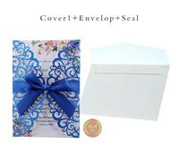 25pcs Brillantini Carta Matrimonio Invito Scheda W/ Busta Battesimo Festa Favore
