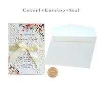 25pcs Brillantini Carta Matrimonio Invito Scheda W/ Busta Battesimo Festa Favore
