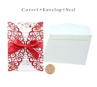 25pcs Brillantini Carta Matrimonio Invito Scheda W/ Busta Battesimo Festa Favore
