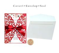 25pcs Brillantini Carta Matrimonio Invito Scheda W/ Busta Battesimo Festa Favore