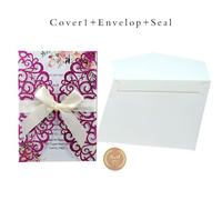 25pcs Brillantini Carta Matrimonio Invito Scheda W/ Busta Battesimo Festa Favore