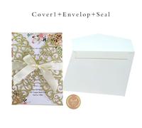25pcs Brillantini Carta Matrimonio Invito Scheda W/ Busta Battesimo Festa Favore