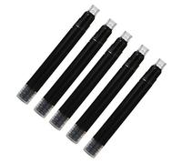 25pcs cartuccia di inchiostro di ricarica della penna nera di dimensioni internazionali per adattarsi a penne stilografiche. Durabilità