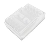 25PCS Disposable Body art Ink Cup Tray Professional Plastic Pigment Holder Stand Stable and Hygienic Design for Easy Color Access Ideal for Body art Artists and Beginners