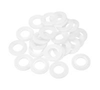 25Pcs Guarnizioni Piatte Nylon M22 per Lavatrice 22x42x3mm Bianco
