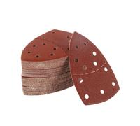 25pcs Mouse Sanding Sheets Triangle Sanding Paper Orbital Sander Detail Pads Discs Sandpaper Abrasive Paper for Bosch Sander,180
