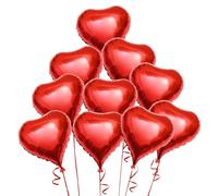 25pcs pallone da 18 pollici in alluminio palloncino amore cuore palloncino