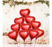 25pcs pallone da 18 pollici in alluminio palloncino cuore palloncino