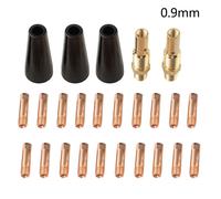 25PCS Per Kit Saldatura MIG: Flux Core Ugelli Gasless Punte Diffusori per Lincol