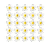 25pcs Plumeria Fiore Fermaglio per capelli Frangipani forcine hawaiani festa fiore clip per ragazza