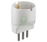 25PZ ADATTATORE SCHUKO 16A FIG.9 BIANCO: