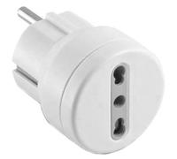 25PZ ADATTATORE SPINA SCHUKO A BIPASSO 10/16A Nextradeitalia