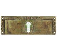 25PZ BOCCHETTA ANTICHIZZATA ART.30060 MM.97X33 OTTONE ANTICO: