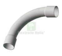 25PZ CURVA 90° IP40 X TUBO RIGIDO PVC GRIGIO MM 25: