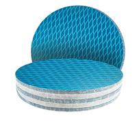 25Pz Dischi Levigatura 225mm Grana 180 - Carta Abrasiva per Levigatrice Orbitale - Supporto Adesivo Rinforzato 135g/㎡ - Per Muri/Auto/Fai da Te - Alta Durata
