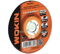 25PZ DISCO ABRASIVO TAGLIO FERRO 760 WOKIN MM 230X22,2 H.MM 3 760423: