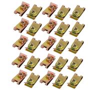 25pz filettatura M6 Dimensioni 65mn acciaio placcato zinco Clip U dado 32mmx17mm