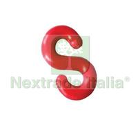25PZ GANCIO A "S" PER CATENA IN PLASTICA Ø MM.6 CONF.25 PZ.: