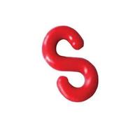 25PZ GANCIO A "S" PER CATENA IN PLASTICA - ? mm.6 conf.25 pz.