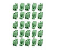 25pz LC1 AC300V 8A passo 3.81mm PCB 2P Morsettiera collegamento filo