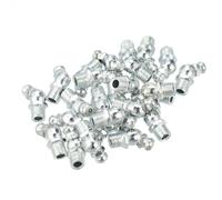 25pz M8x1 Auto Grasso Cappucci Raccordo Piega 45 Grado Zincato Acciaio