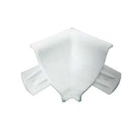 25PZ RACCORDO INTERNO PER PROFILO RACCORDO IGIENICO RIGIDO - bianco