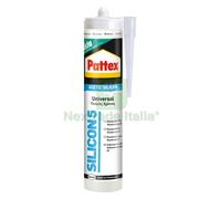 25PZ SILICONE ACETICO UNIVERSALE TRASPARENTE ML 280 CODICE 900764;