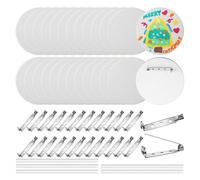 25Pz Spille Fai Da Te Dipingere Tela Pulsanti Con Spilli Crea I Tuoi