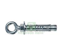 25PZ TASSELLO ACCIAIO CON OCCHIOLO 'TA M O' TA M10O Ø 15 X 70 MM M10 X 77: