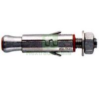 25PZ TASSELLO IN ACCIAIO ZINCATO CON BARRA FILETTATA "SLM" SLM 10 BARRA Ø MM.10: