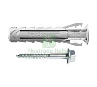 25PZ TASSELLO NYLON CON VITE 'SX PLUS BM' +Â £ 14 X 70 VITE 10 X 80 MM: