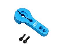 25t m3 metallo rc servo braccio corno compatibile con servos come futaba savox xcore hl hd potenza mg995 mg996r e9001 c24 c34 mn d91 mn99(Blue)