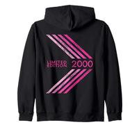 25th Birthday 2000 Limited Edition Donna Sportive Stripe Felpa con Cappuccio