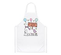 25th Compleanno Still Believe IN Unicorn Chef Grembiule - Funny Felice Cucinare