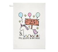 25th Compleanno Still Believe IN Unicorn Strofinaccio - Divertente Felice