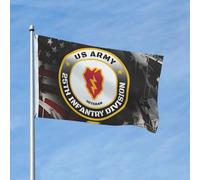 25Th Infantry Division (Tropic Thunder) Us Veteran Flag Con 2 Occhielli Bandiera Da Giardino Durevole Bandiera Per Cortile Feste Portico 90X150Cm