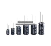 25V Aluminum Electrolytic Capacitor 10UF 22UF 33UF 47UF 100UF 220UF 470UF 680UF 1000UF 2200UF 3300UF 4700UF 6800UF 22000UF AUOQKQUT(25V 3300UF 5PCS)