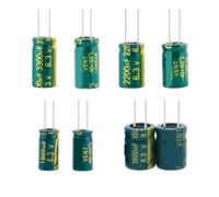 25V DIP High Frequency Aluminum Electrolytic Capacitor 10uF 22uF 33uF 47uF 68uF 82uF 100uF 120uF150uF 220uF 330uF 470uF 560uF CZAOINCU(25V 22000UF 2PCS)