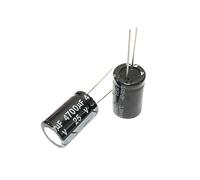 25V4700UF 16x25mm Aluminum Electrolytic Capacitor 25v 4700uf 4700uf25v 25v4700mf 4700mf25v 25v4700MFD 4700MFD 25wv 25Volt MQXFCZUX(25v2200 13x20 10pcs)