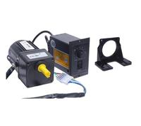 25W AC 220V/110V 50/60HZ Adjustable Variable Gear Reducer Motor Shaft Dia 10mm & AC Speed Controller Kits CW CCW for Industry(220v 7.5k 0-166rpm)