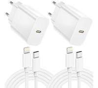25W Caricatore iPhone Originale Apple MFi,Caricabatterie iPhone Caricatore Rapido per iPhone 14 13 12 11 Pro Max/Mini/XS/X/8, USBC Alimentatore Presa USB C Spinotto con 2M Cavo Ricarica Rapida